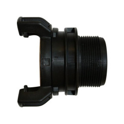 Embout 1/2 sym. filetée mâle avec verrou polypropylène