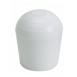 Embouts ronds emboîtant plastiques Blanc
