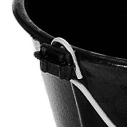 Seau en caoutchouc naturel 12 L pour maçon