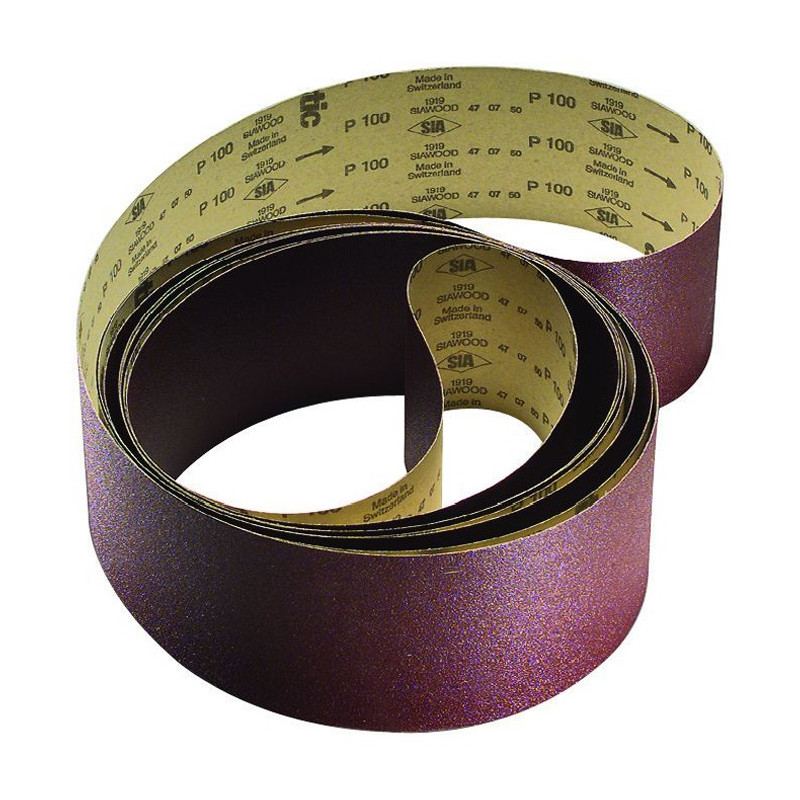 Bande ponceuse toilée 120x7000 mm bois