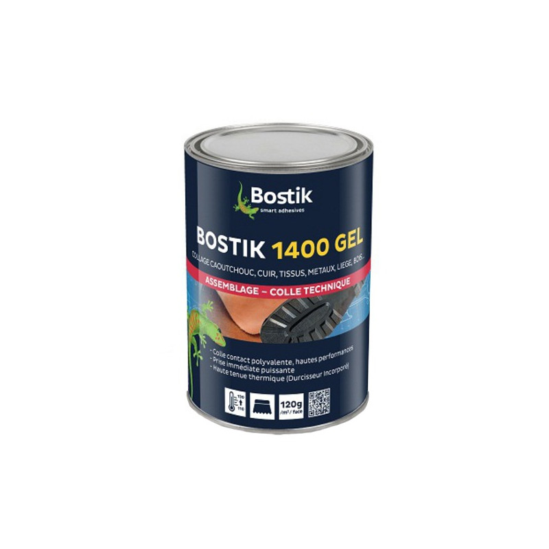 Bostik Colle 1400 GEL néoprène polyvalente en 5 Litres