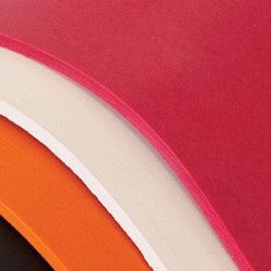 Linatex® 40 sh rouge 1 face rugueuse