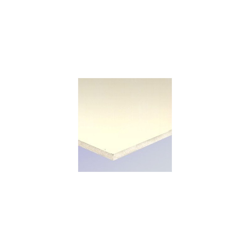 Plaque de silicone cellulaire spongieux blanc