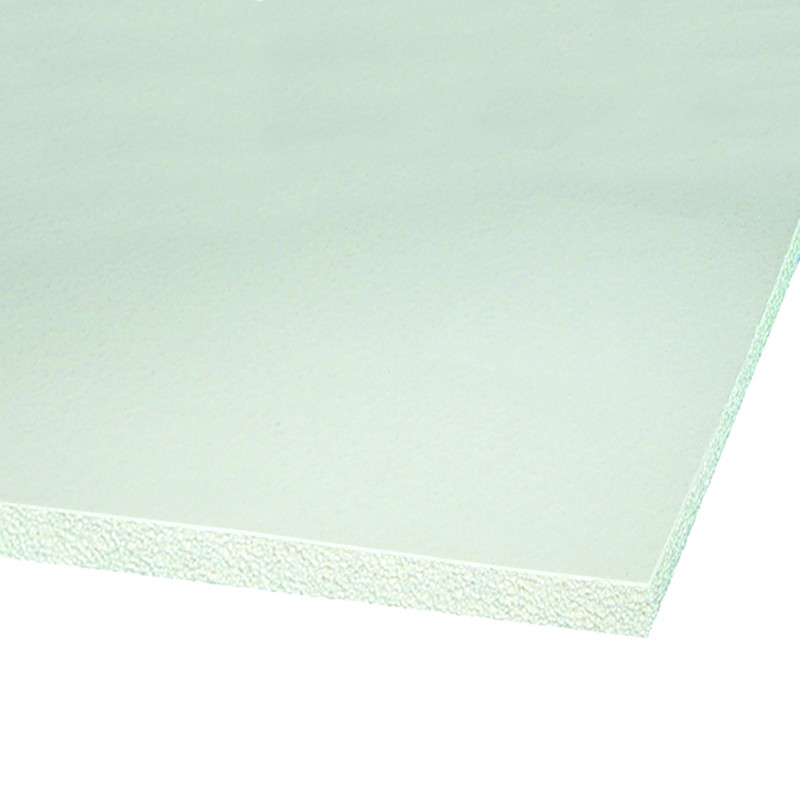 Plaque de silicone cellulaire spongieux blanc