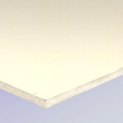 Plaque de silicone cellulaire spongieux blanc