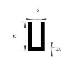 Profils caoutchouc 124