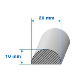 Profil cellulaire 61 EPDM noir