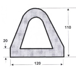 Défense de quai 120x110
