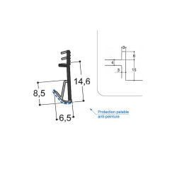 Joint isophonique multichambre F15 R3 J3 PR