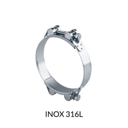 Collier à tourillon INOX 316L