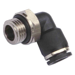 Coude autobloquant mâle 90° orientable filetage cylindrique