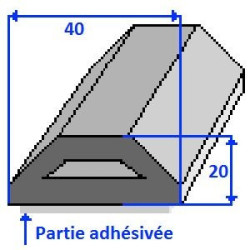 Profils adhésivé AC40