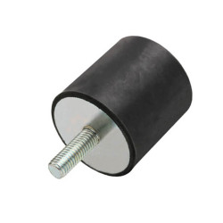 Silentbloc std cylindrique fixation 1 tige 55 Shore