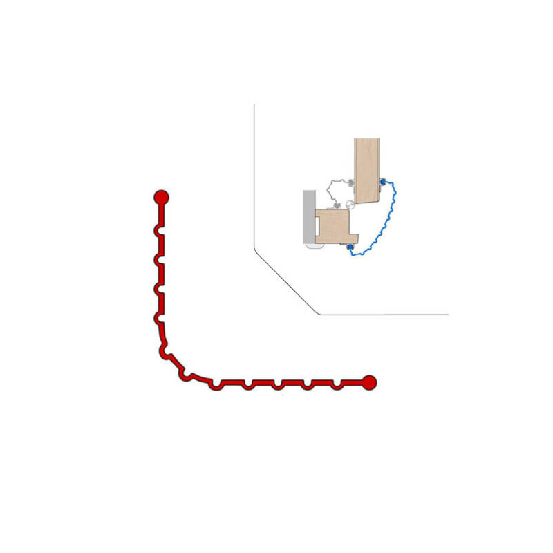 Moyen joint anti-pince doigts CF