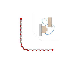 Grand joint anti-pince doigts CF
