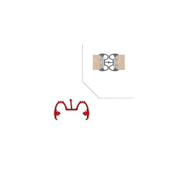 Anti-pince doigts porte va-et-vient