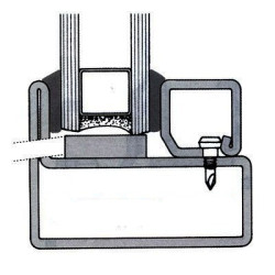 Joint de vitrage REMAGUM Noir