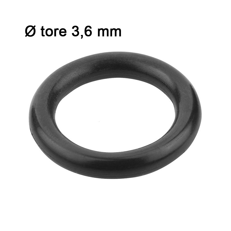 Joints toriques nitrile Ø tore 3,6 mm Sachet 200 joints