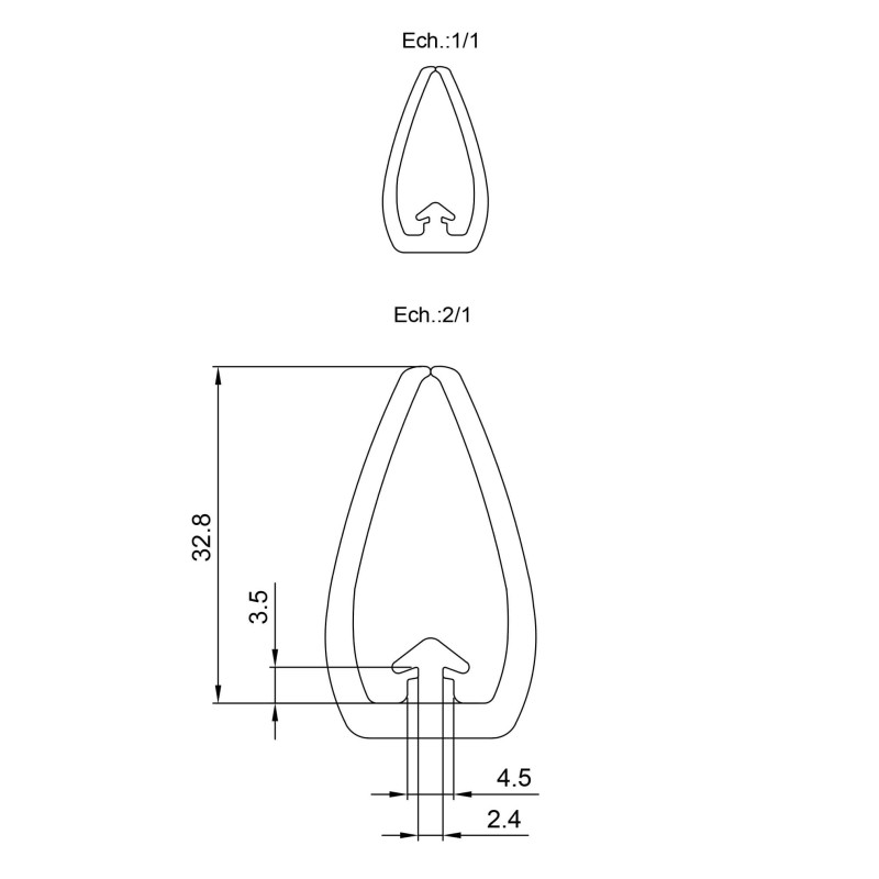 Joint application chevron 1K767