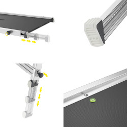 Plateforme de travail pour escalier