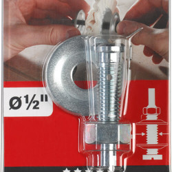 Mandrin de serrage pour disque à lustrer