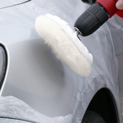 Bonnet de polissage laine agneau support normal