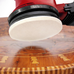 Disque feutre 125 mm à lustrer auto-agrippant