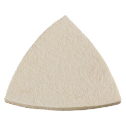 Disque feutre delta 93 mm à lustrer auto-agrippant