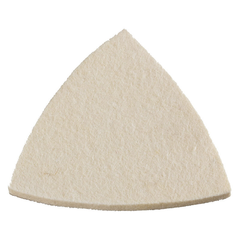 Disque feutre delta 93 mm à lustrer auto-agrippant