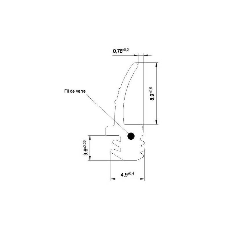 Joint à lèvre mono-matière JP13