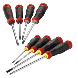 Coffret 8 tournevis SAM Outillage S1 Fente Phillips® et Pozidriv®