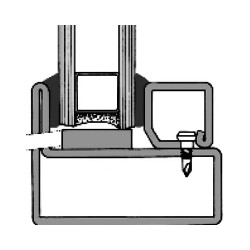 Joint vitrage à sec JDV 15x2
