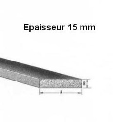 Bande caoutchouc EPDM spongieux 15 mm