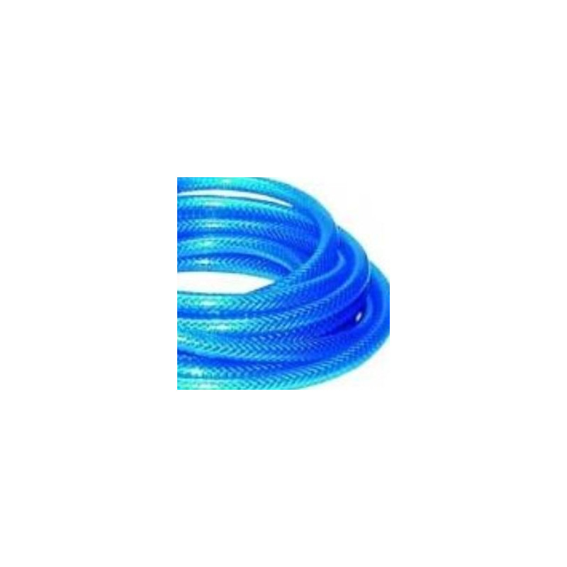 Tuyau Cristal PVC bleu  armé usage polyvalent