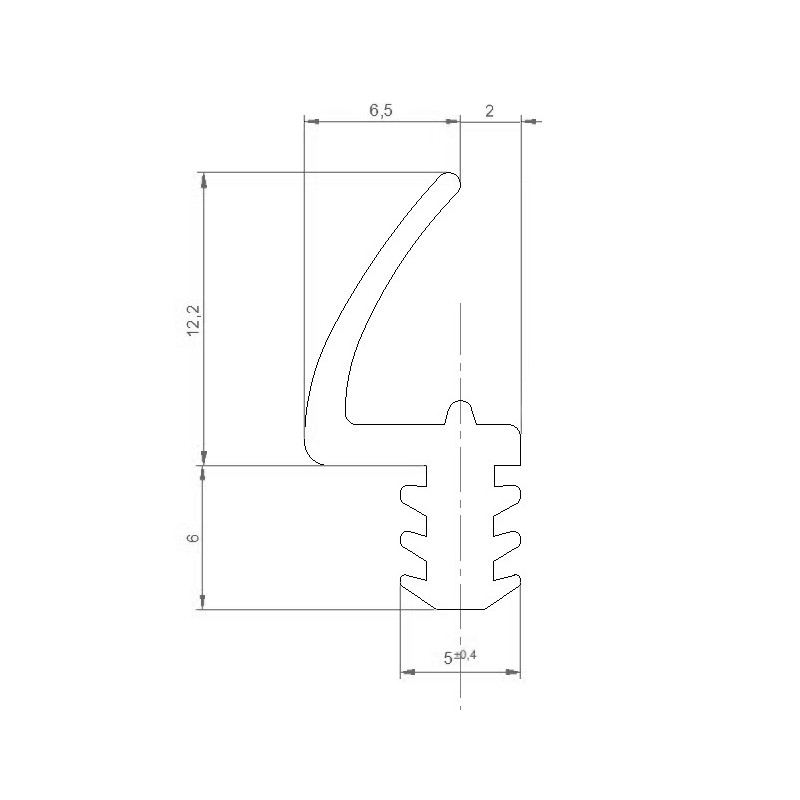 Joint à lèvre mono-matière LC2
