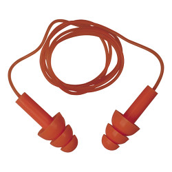 Bouchons d'oreilles SNR 29 db silicone souple, 10 paires