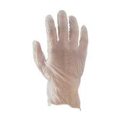 100 gants en VINYLE non poudré usage unique