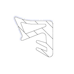 Joint S 9710 F2 pour recouvrement sur ouvrant