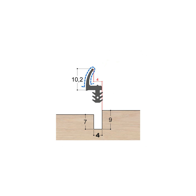 Joint à lèvre caoutchouc LC2 PR FV