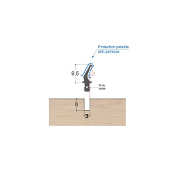 Joint à lèvre caoutchouc LC5 PR FV