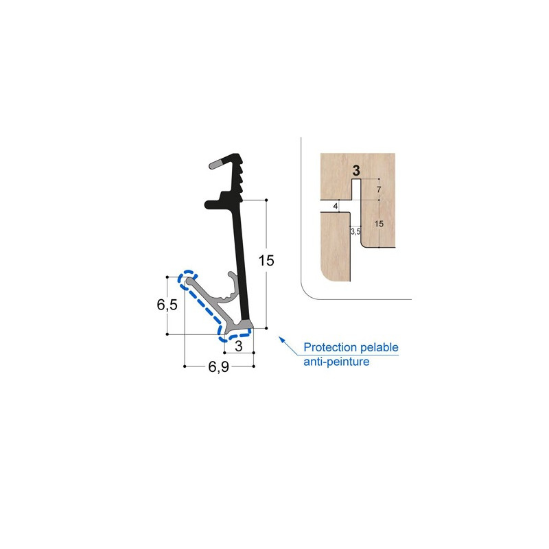 Joint isophonique multichambre F15 R3 PR