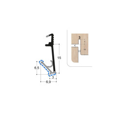 Joint isophonique multichambre F15 R3 PR