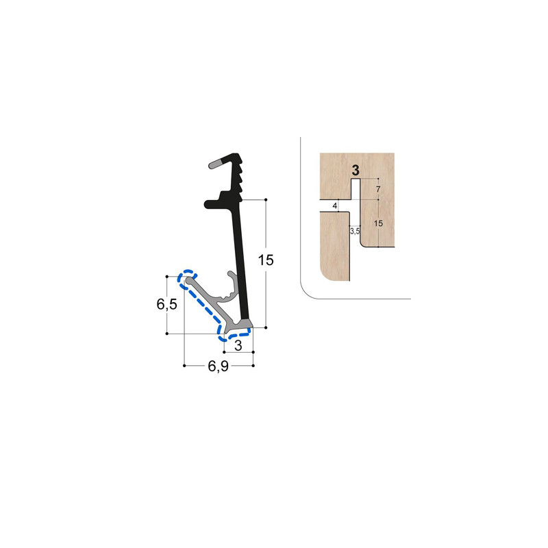 Joint isophonique multichambre F15 R3 PR