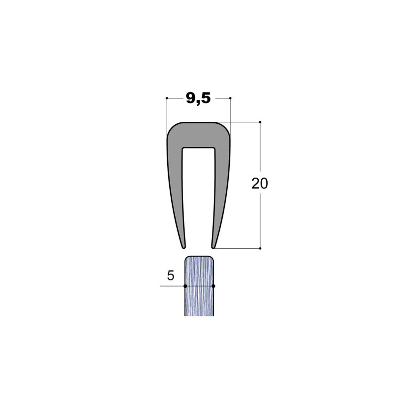 Bord de Tôle grand enfourchement