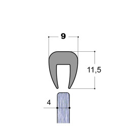 Bord de Tôle petit enfourchement