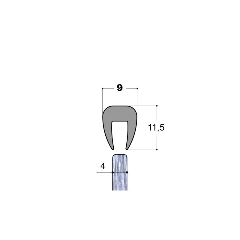 Bord de Tôle petit enfourchement