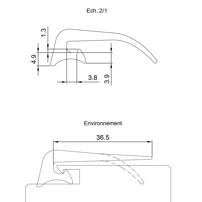 Joint application chevron 1V474