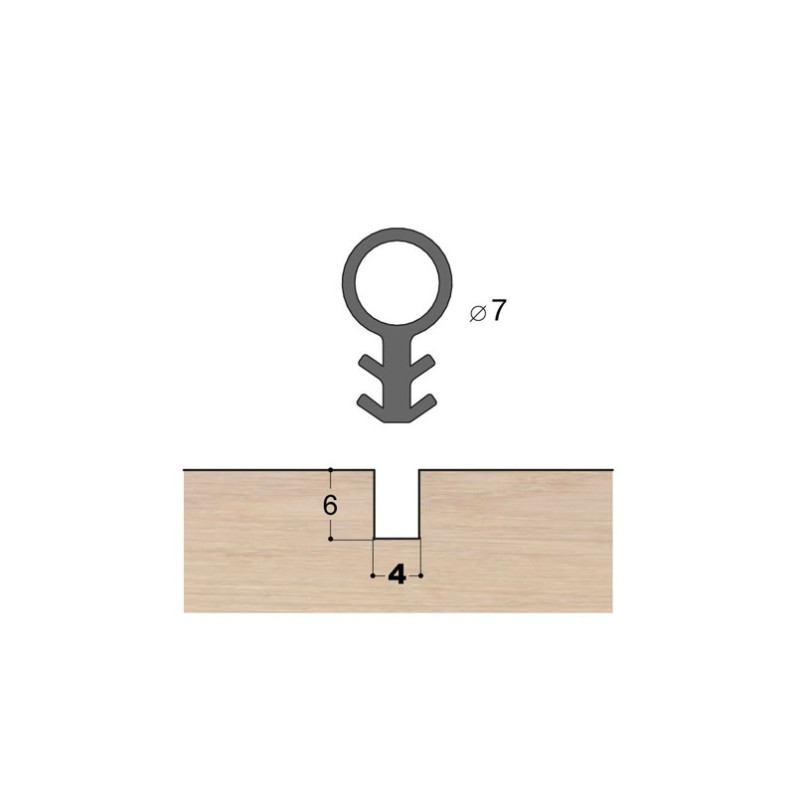 Joint à tube mono-matière T07 R4