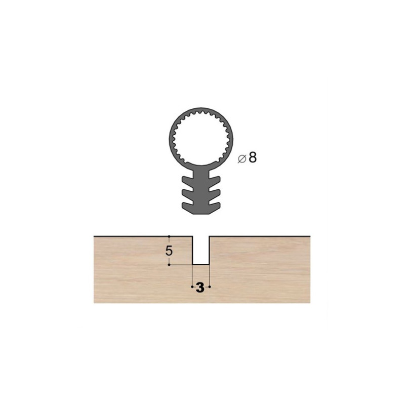 Joint à tube mono-matière T08 R3