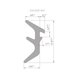 Joint de calage type A